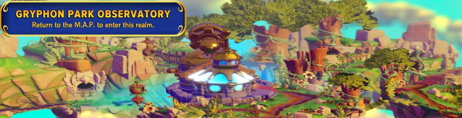 Banner Gryphon Park Observatory - Skylanders Imaginators New Level