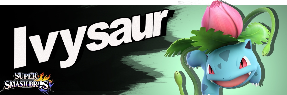 Banner Ivysaur Nr 76 - Super Smash Bros series