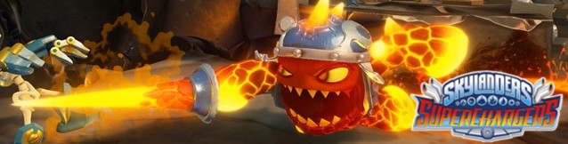 Banner Lava Lance Eruptor - Skylanders SuperChargers Character