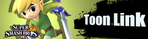 Banner Toon Link Nr 22 - Super Smash Bros series