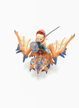 Beschadigd One-Eyed Rathalos & Rider Boy - Monster Hunter Stories Collection voor Nintendo Wii U