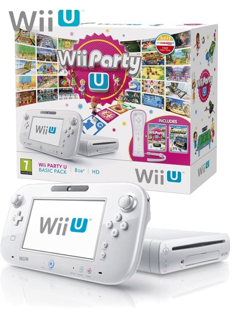 Geladen wat betreft vertalen Nintendo Wii U 8GB Basic Pack - Party U Edition - Wii U Hardware All in 1!