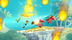 Review Rayman Legends: In de Wii U-versie is het mogelijk om je personage te verkleden in Mario of Luigi.