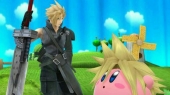 Sorry <a href = https://www.mariowii-u.nl/Wii-U-spel-info.php?t=Kirby_and_the_Rainbow_Paintbrush>Kirby</a>, Cloud Strife uit Final Fantasy heeft een groter zwaard. (DLC)