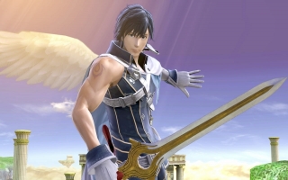 Chrom apparaît également dans Super Smash Bros. Ultimate ! Son amiibo fonctionne ici aussi.