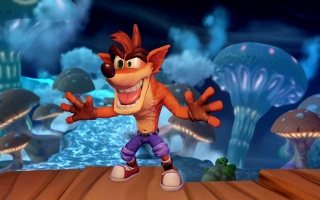 Crash Bandicoot uit de gelijknamige serie is een platformingicoon, en nu speelbaar in Skylanders!