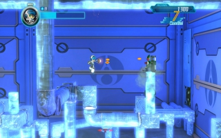 Deze game is gebaseerd op de oude Mega Man-games.