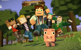 Speel als Jesse in de wereld van het populaire spel <a href = https://www.mariowii-u.nl/Wii-U-spel-info.php?t=Minecraft_Wii_U_Edition>Minecraft</a>!