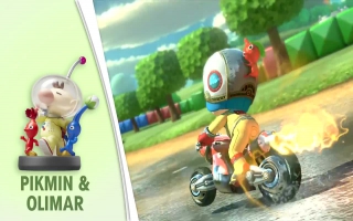 Débloquez un costume Olimar dans <a href = https://www.mariowii-u.nl/Wii-U-spel-info.php?t=Mario_Kart_8>Mario Kart 8</a>.