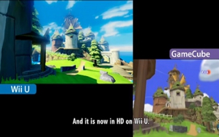 Grafisch is het spel sterk verbeterd ten opzichte van de <a href=https://mariocube.nl/GameCube_Spelinfo.php?Nintendo=The_Legend_of_Zelda_the_Wind_Waker>GameCube-versie</a>.