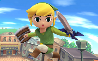 Vecht tegen je eigen Toon Link amiibo in <a href = https://www.mariowii-u.nl/Wii-U-spel-info.php?t=Super_Smash_Bros_for_Wii_U>Super Smash Bros for Wii U</a>!