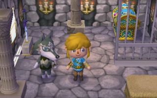 Wolf Link zoals hij verschijnt in <a href = https://www.mariowii-u.nl/Wii-U-spel-info.php?t=Animal_Crossing_amiibo_Festival>Animal Crossing</a> New Leaf.