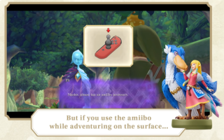 Verwende das Amiibo, um überall auf der Oberfläche nach Skyloft zu gelangen in <a href=https://www.marioswitch.nl/Switch-spel-info.php?t=The_Legend_of_Zelda_Skyward_Sword_HD>Zelda: Skyward Sword HD</a> auf der Nintendo Switch.