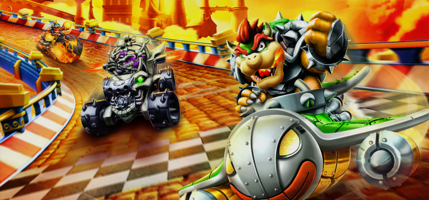 Skylanders SuperChargers Bowser in Clown Cruiser